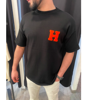 TEE SHIRT H NOIR