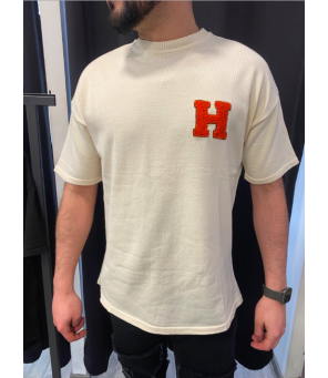 TEE SHIRT H BEIGE