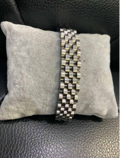 Bracelet jubilé argenté