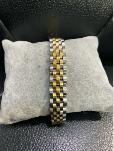 Bracelet jubilé argenté-doré