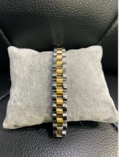 Bracelet simple argenté-doré