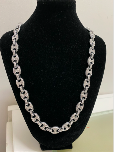 Chaine grain de café Strass