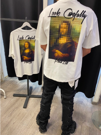 TEE SHIRT MONA LISA BLANC