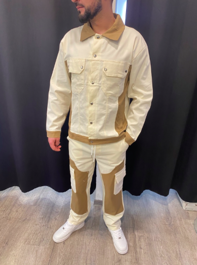 ENSEMBLE BEIGE/MARRON