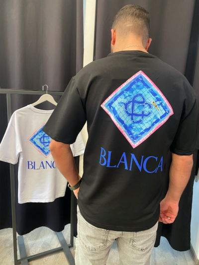 TEE SHIRT BLANCA PISCINE NOIR