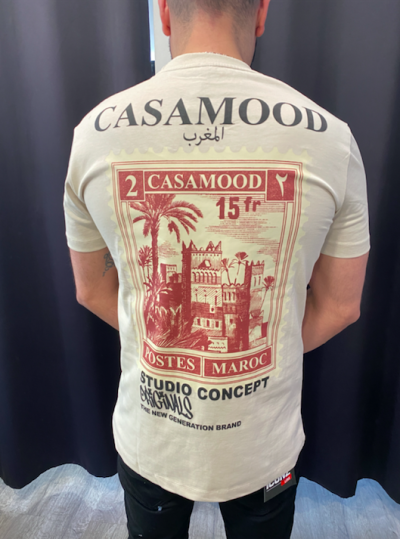 TEE SHIRT CASA MOOD TIMBRE BEIGE