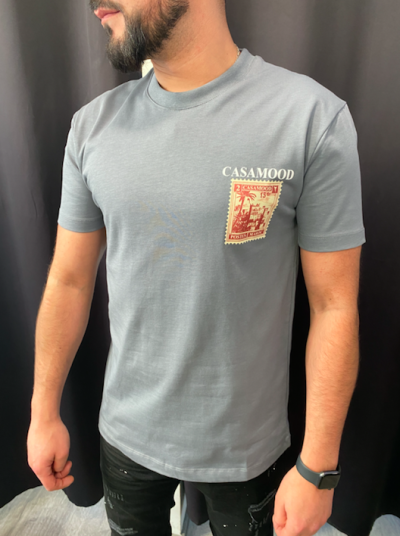 TEE SHIRT CASA MOOD TIMBRE GRIS