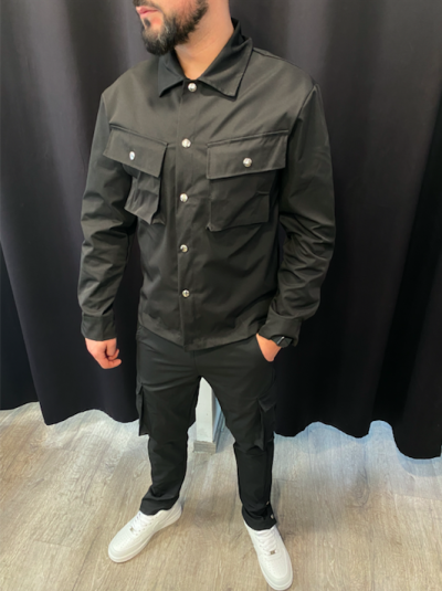 ENSEMBLE NOIR CARGO