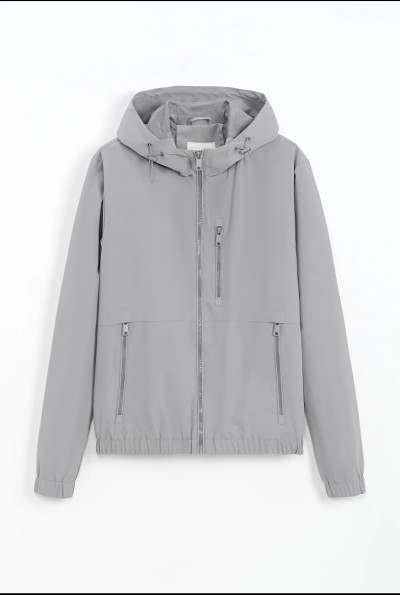VESTE FINE GRISE MATIERE KAWAY